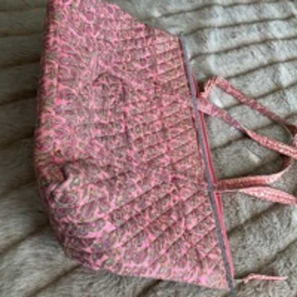 Women's Vera BradleyTote Bag Large Pink - Picture 9 of 10